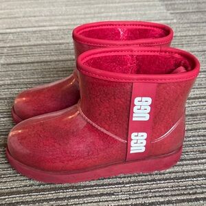 UGG Kids clear minis: red